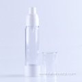 As Material White 50ml Vaccum Airless Pump Bottle